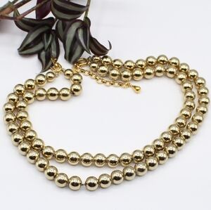 Vintage Monet double strand beaded necklace